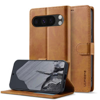 LC.IMEEKE Google Pixel Leather Flip Phone Case