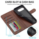 LC.IMEEKE Google Pixel Leather Texture Flip Phone Case