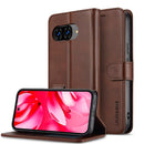 LC.IMEEKE Google Pixel Leather Texture Flip Phone Case