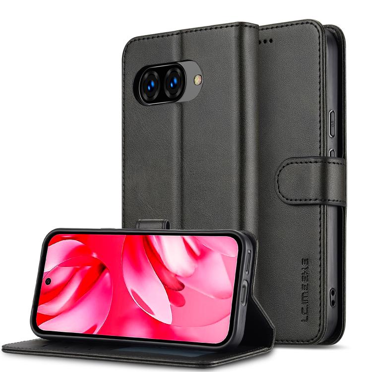 LC.IMEEKE Google Pixel Leather Texture Flip Phone Case