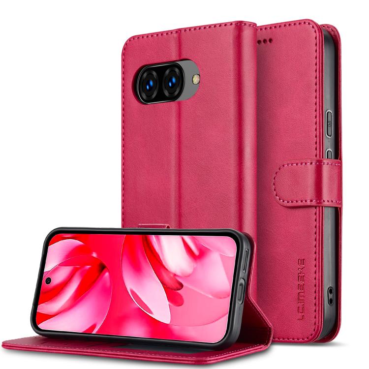LC.IMEEKE Google Pixel Leather Texture Flip Phone Case