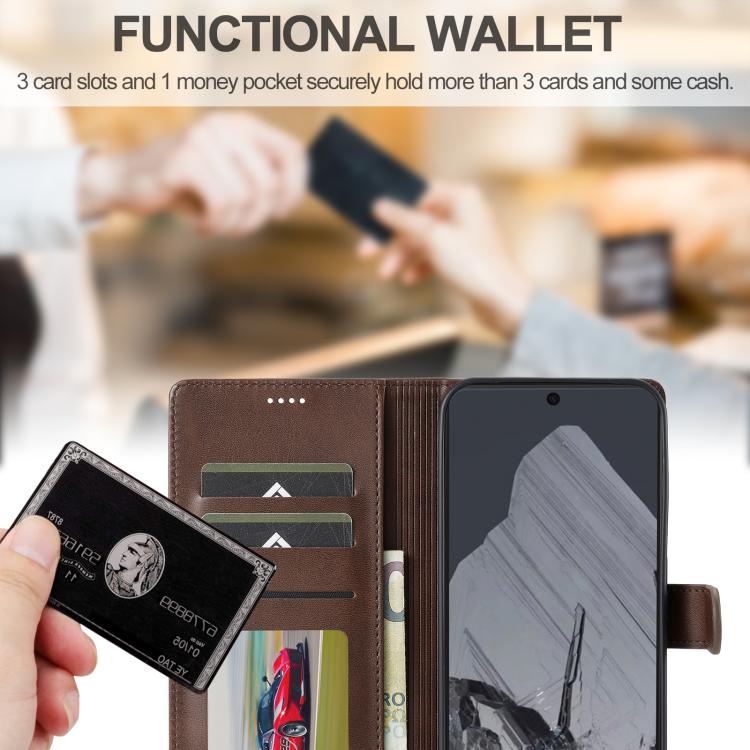 LC.IMEEKE Google Pixel Leather Flip Phone Case