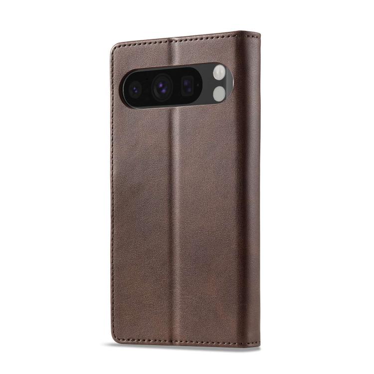 LC.IMEEKE Google Pixel Leather Texture Flip Phone Case