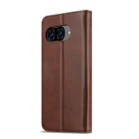 LC.IMEEKE Google Pixel Leather Texture Flip Phone Case
