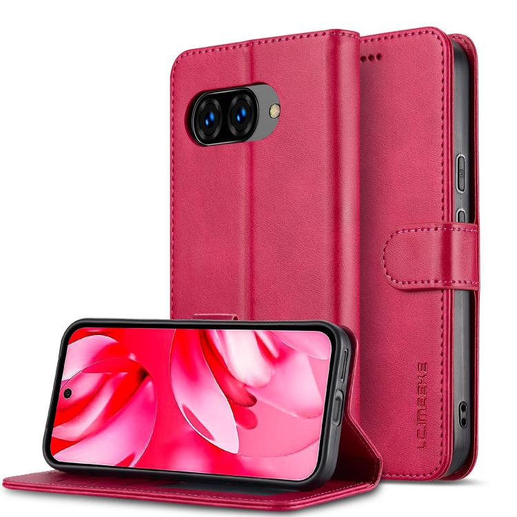 LC.IMEEKE Google Pixel Leather Texture Flip Phone Case