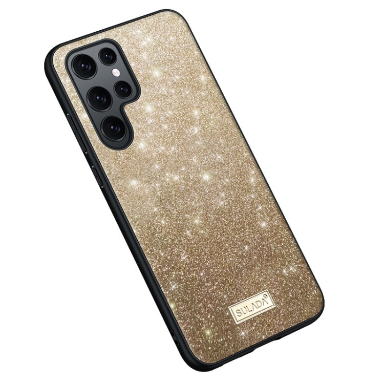 SULADA Samsung Galaxy Glittery TPU Leather Phone Case
