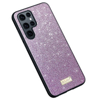 SULADA Samsung Galaxy Glittery TPU Leather Phone Case