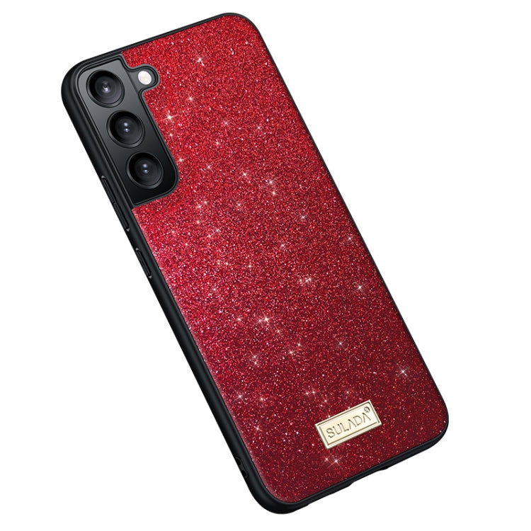 SULADA Samsung Galaxy Glittery TPU Leather Phone Case