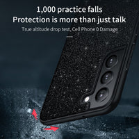 SULADA Samsung Galaxy Glittery TPU Leather Phone Case