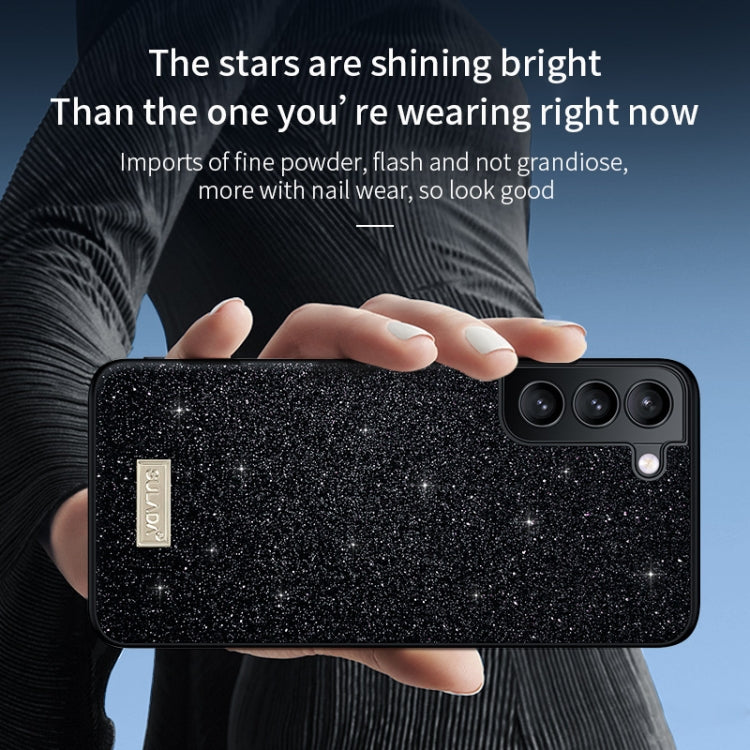 SULADA Samsung Galaxy Glittery TPU Leather Phone Case
