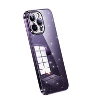 SULADA Apple iPhone Transparent Glittery Phone Case