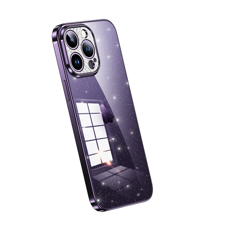 SULADA Apple iPhone Transparent Glittery Phone Case