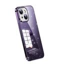 SULADA Apple iPhone Transparent Glittery Phone Case