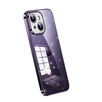 SULADA Apple iPhone Transparent Glittery Phone Case