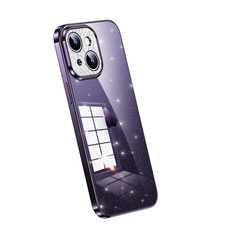 SULADA Apple iPhone Transparent Glittery Phone Case