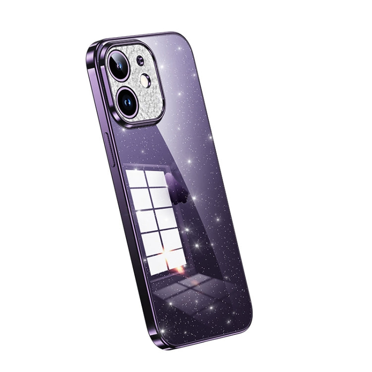 SULADA Apple iPhone Transparent Glittery Phone Case