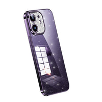 SULADA Apple iPhone Transparent Glittery Phone Case