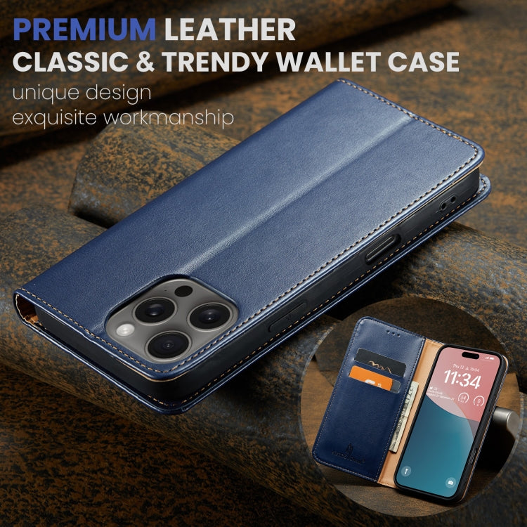 Fierre Shann Apple iPhone 15 PU Leather Texture Phone Case