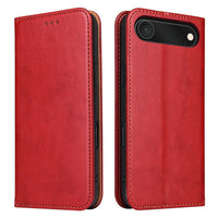 Fierre Shann Apple iPhone PU Leather Texture Phone Case