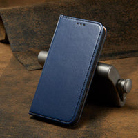 Fierre Shann Apple iPhone PU Leather Texture Phone Case