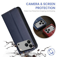 Fierre Shann Apple iPhone PU Leather Texture Phone Case