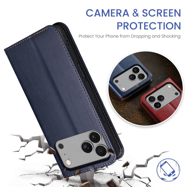 Fierre Shann Apple iPhone PU Leather Texture Phone Case
