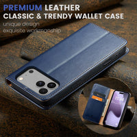 Fierre Shann Apple iPhone PU Leather Texture Phone Case