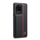 LC.IMEEKE 3 in 1 Carbon Fiber Texture Shockproof Phone Case, For Samsung Galaxy S20 Ultra, For Samsung Galaxy Note20 Ultra, For Samsung Galaxy A70, For Samsung Galaxy A71 4G, For Samsung Galaxy A50, For Samsung Galaxy S21 FE, For Samsung Galaxy A51 4G ...