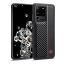 LC.IMEEKE 3 in 1 Carbon Fiber Texture Shockproof Phone Case