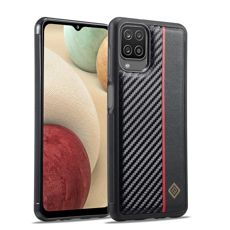 LC.IMEEKE Samsung Galaxy Shockproof Carbon Fiber Pattern Phone Case