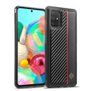 LC.IMEEKE 3 in 1 Carbon Fiber Texture Shockproof Phone Case, For Samsung Galaxy S20 Ultra, For Samsung Galaxy Note20 Ultra, For Samsung Galaxy A70, For Samsung Galaxy A71 4G, For Samsung Galaxy A50, For Samsung Galaxy S21 FE, For Samsung Galaxy A51 4G ...