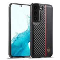 LC.IMEEKE 3 in 1 Carbon Fiber Texture Shockproof Phone Case, For Samsung Galaxy S20 Ultra, For Samsung Galaxy Note20 Ultra, For Samsung Galaxy A70, For Samsung Galaxy A71 4G, For Samsung Galaxy A50, For Samsung Galaxy S21 FE, For Samsung Galaxy A51 4G ...