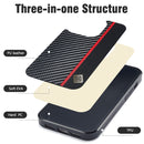 LC.IMEEKE 3 in 1 Carbon Fiber Texture Shockproof Phone Case, For Samsung Galaxy S20 Ultra, For Samsung Galaxy Note20 Ultra, For Samsung Galaxy A70, For Samsung Galaxy A71 4G, For Samsung Galaxy A50, For Samsung Galaxy S21 FE, For Samsung Galaxy A51 4G ...