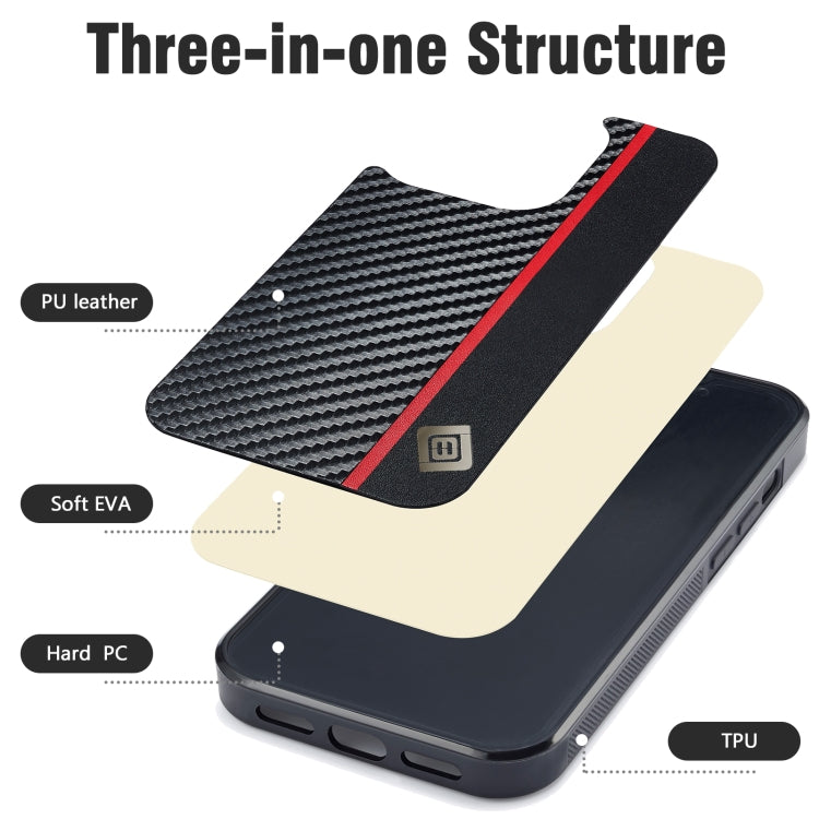 LC.IMEEKE 3 in 1 Carbon Fiber Texture Shockproof Phone Case, For Samsung Galaxy S22, For Samsung Galaxy A71 4G, For Samsung Galaxy Note20 Ultra, For Samsung Galaxy A70, For Samsung Galaxy A50, For Samsung Galaxy S21 FE, For Samsung Galaxy A51 4G       ...