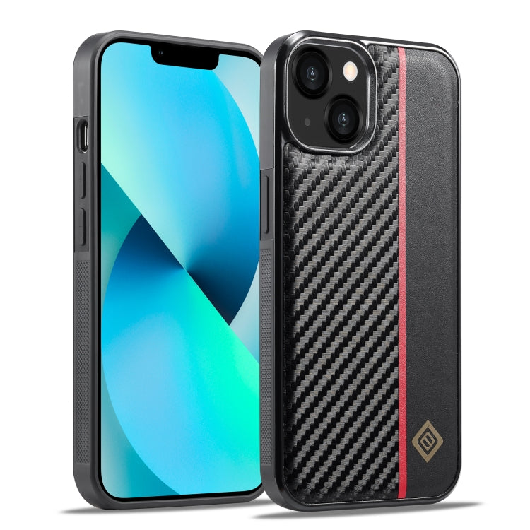 LC.IMEEKE Apple iPhone Carbon Fiber Texture Phone Case