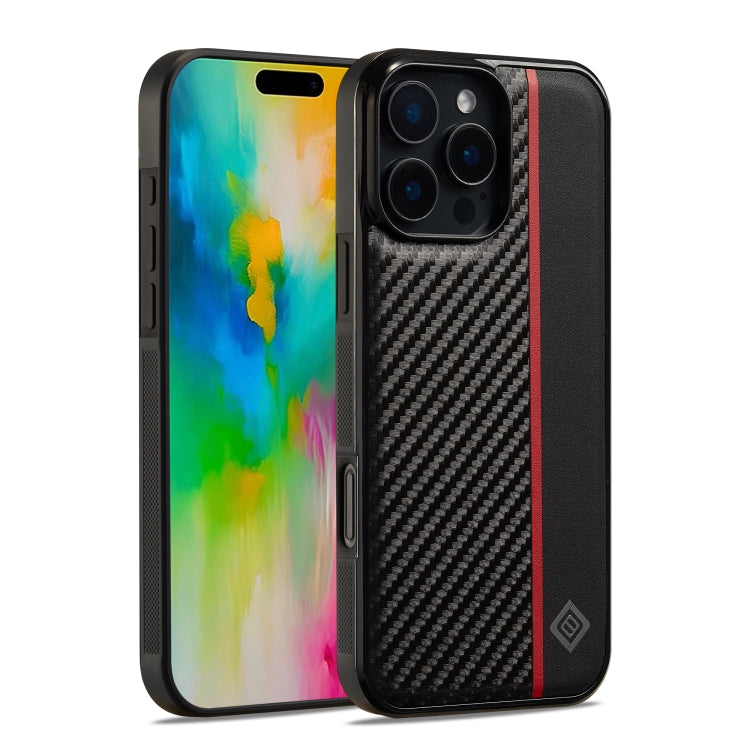 LC.IMEEKE Apple iPhone Carbon Fiber Texture Phone Case