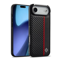 LC.IMEEKE Apple iPhone Carbon Fiber Texture Phone Case