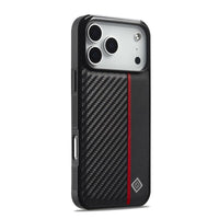 LC.IMEEKE Apple iPhone Carbon Fiber Texture Phone Case