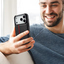 LC.IMEEKE Apple iPhone Carbon Fiber Texture Phone Case