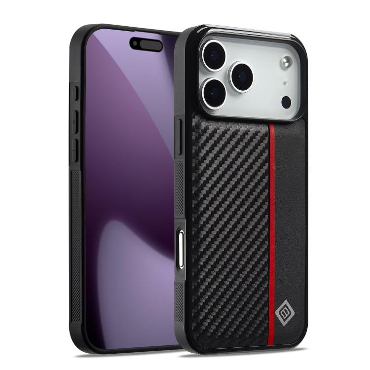 LC.IMEEKE Apple iPhone Carbon Fiber Texture Phone Case