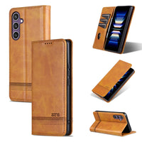 AZNS Samsung Galaxy Leather Texture Wallet Phone Case