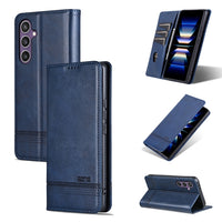 AZNS Samsung Galaxy Leather Texture Wallet Phone Case