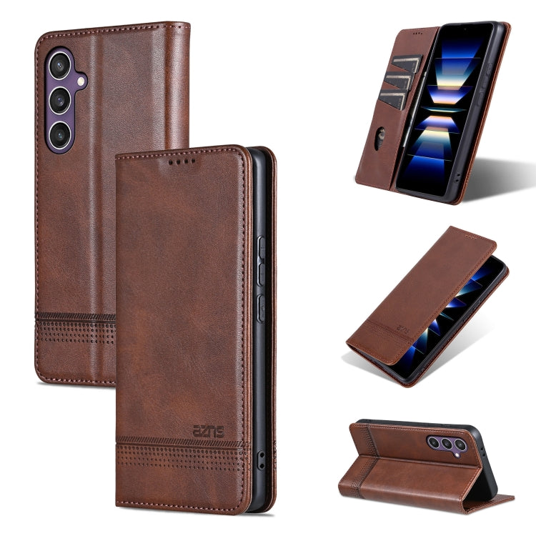 AZNS Samsung Galaxy Leather Texture Wallet Phone Case
