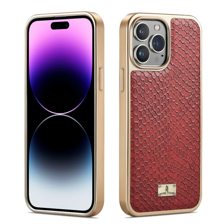 Fierre Shann Apple iPhone Snake Texture Phone Case