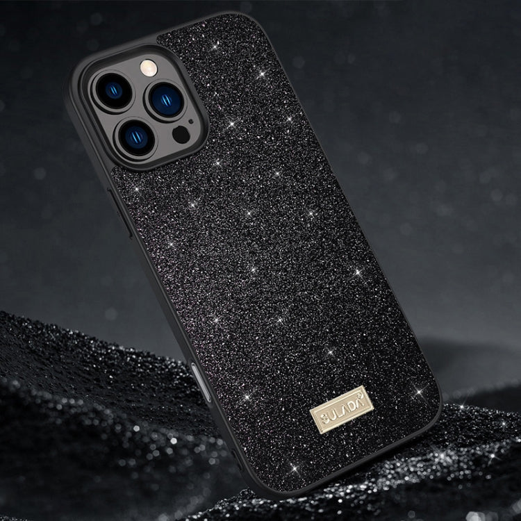SULADA Apple iPhone Glittery Handmade PC Leather Phone Case