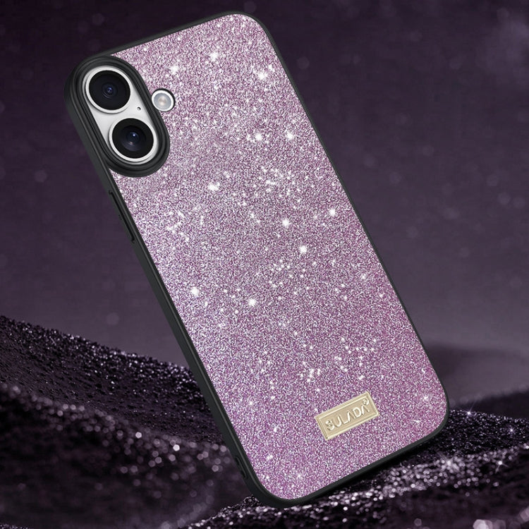 SULADA Apple iPhone Glittery Handmade PC Leather Phone Case