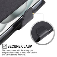 GOOSPERY Apple iPhone 15 Canvas Texture Wallet Phone Case