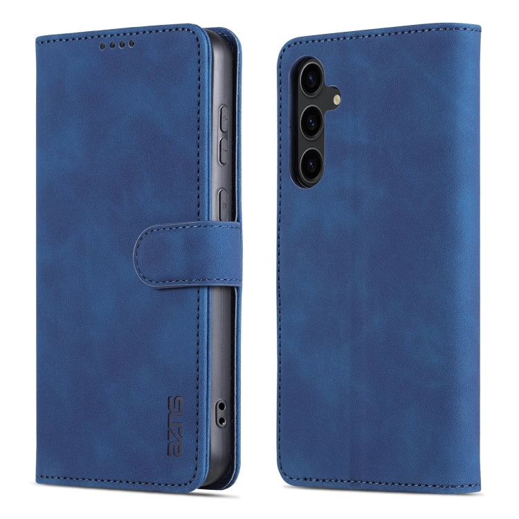 AZNS Samsung Galaxy A Series Calf Texture Flip Phone Case