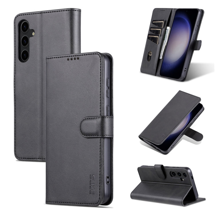 AZNS Samsung Galaxy Calf Texture Flip Phone Case