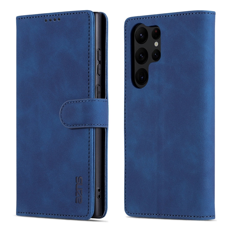 AZNS Samsung Galaxy Calf Texture Flip Phone Case